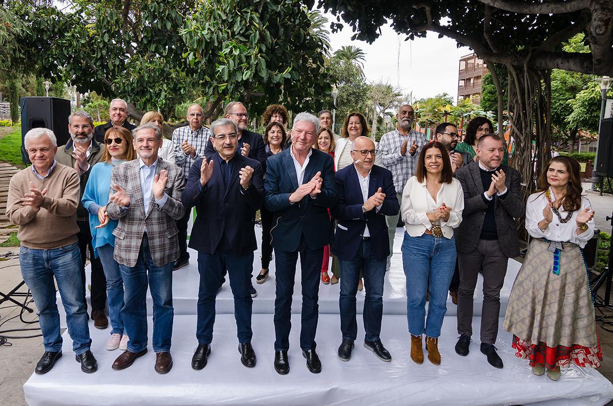 El teniente de alcalde de Las Palmas de Gran Canaria, Pedro Quevedo, ha presentado este sábado su proyecto.