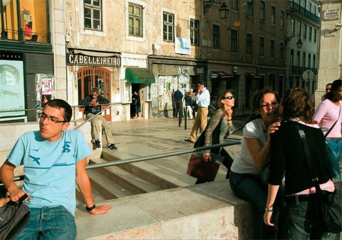 Boca de
Metro de Baixa-Chiado.