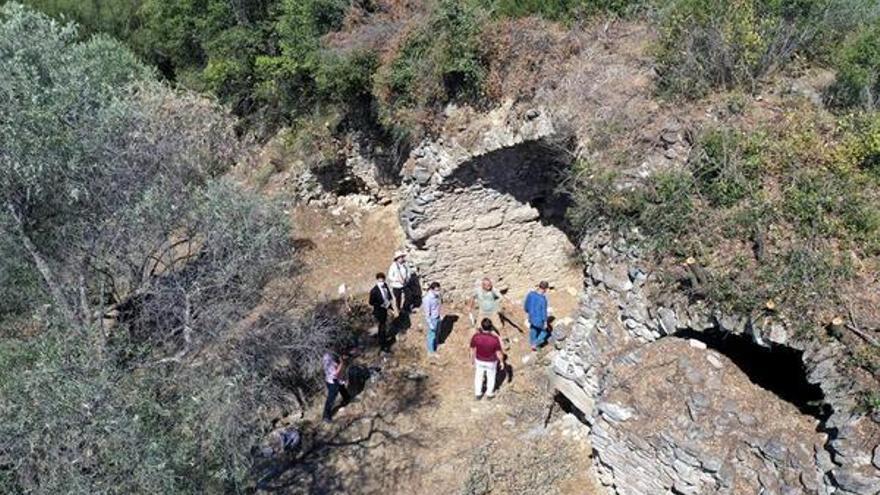 Anfiteatro localizado en Mastaura