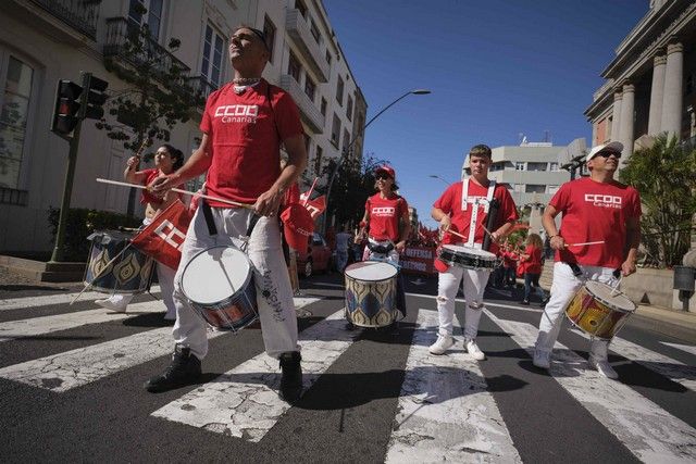 Manifestación Primero de Mayo en Santa Cruz de Tenerife