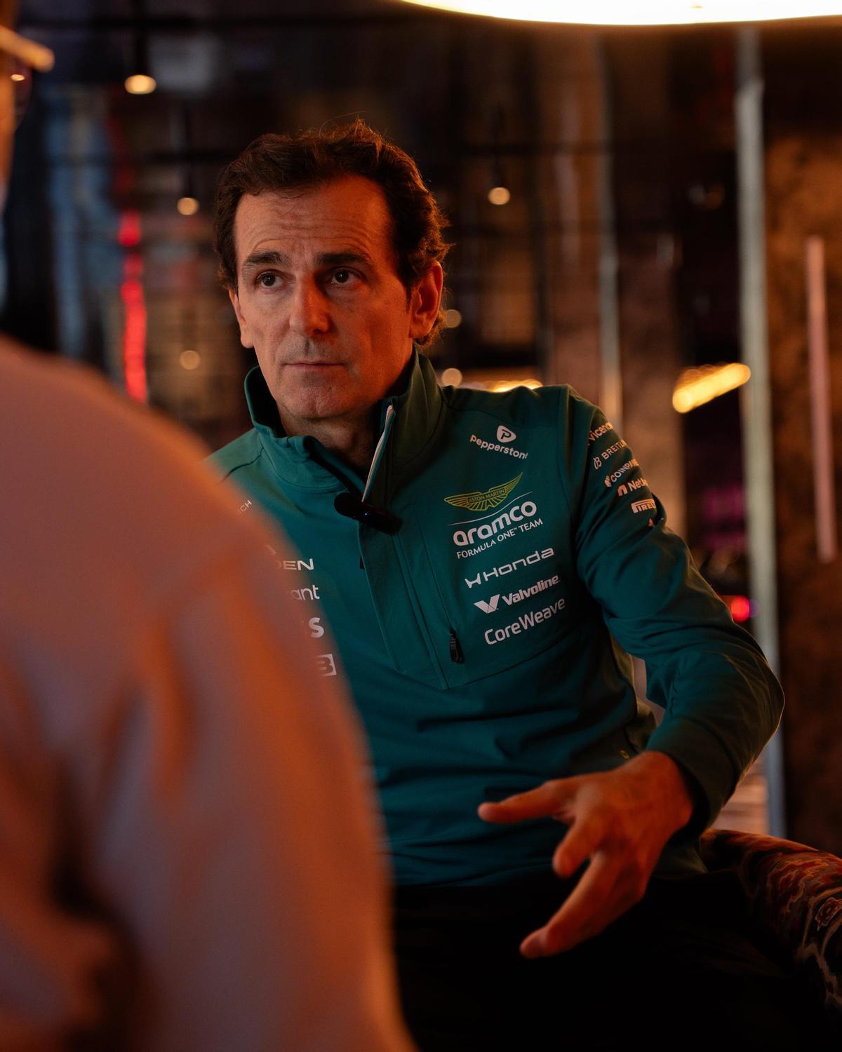 Pedro de la Rosa nos atiende en F1 Arcade