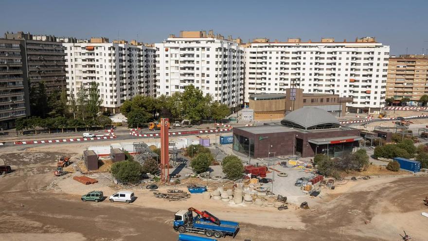 Vídeo | Así avanzan las obras en el triángulo del Portillo de Zaragoza