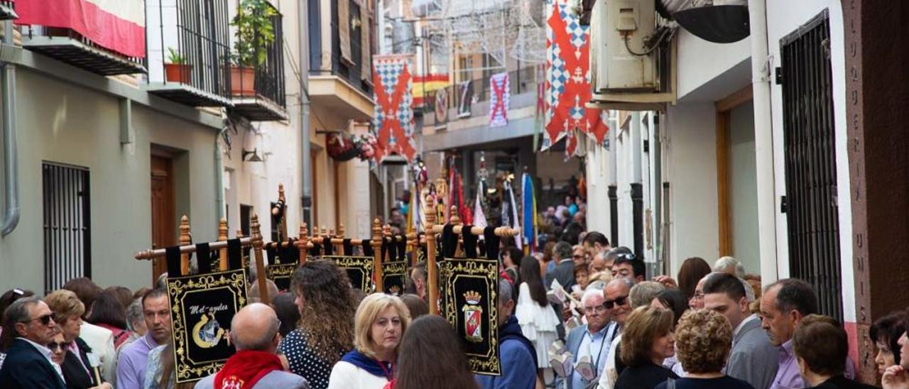 Procesión de subida en Caravaca de la Cruz