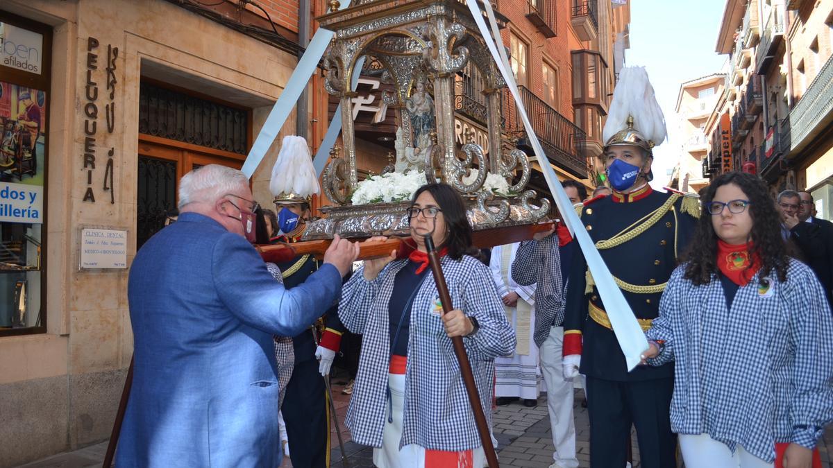 Procesión de la Veguilla, en Benavente. / E. P.