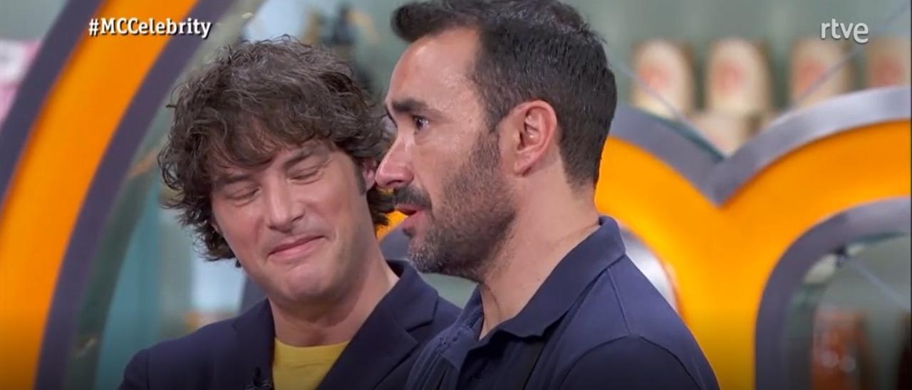 Juanma Castaño, con Jordi Cruz.