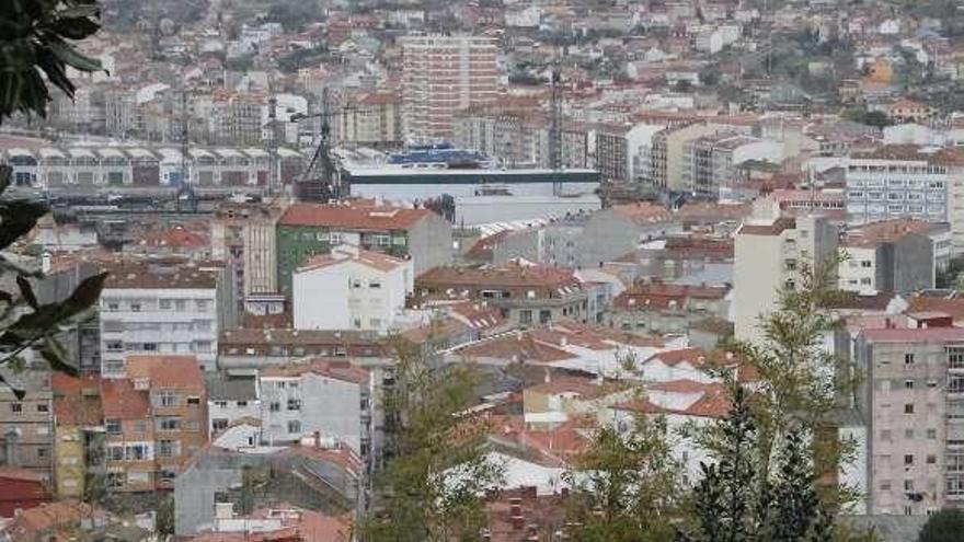 Una vista de Marín. // Santos Álvarez