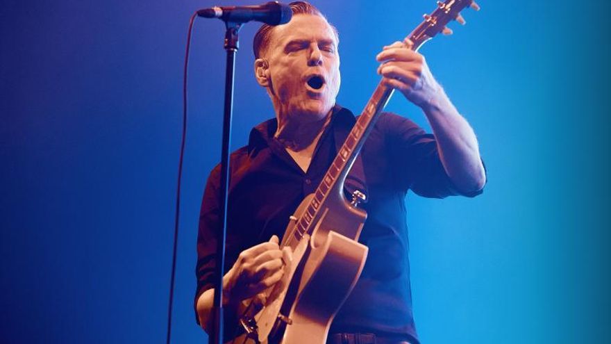 El cantante canadiense Bryan Adams, en su concierto de febrero en Barcelona.