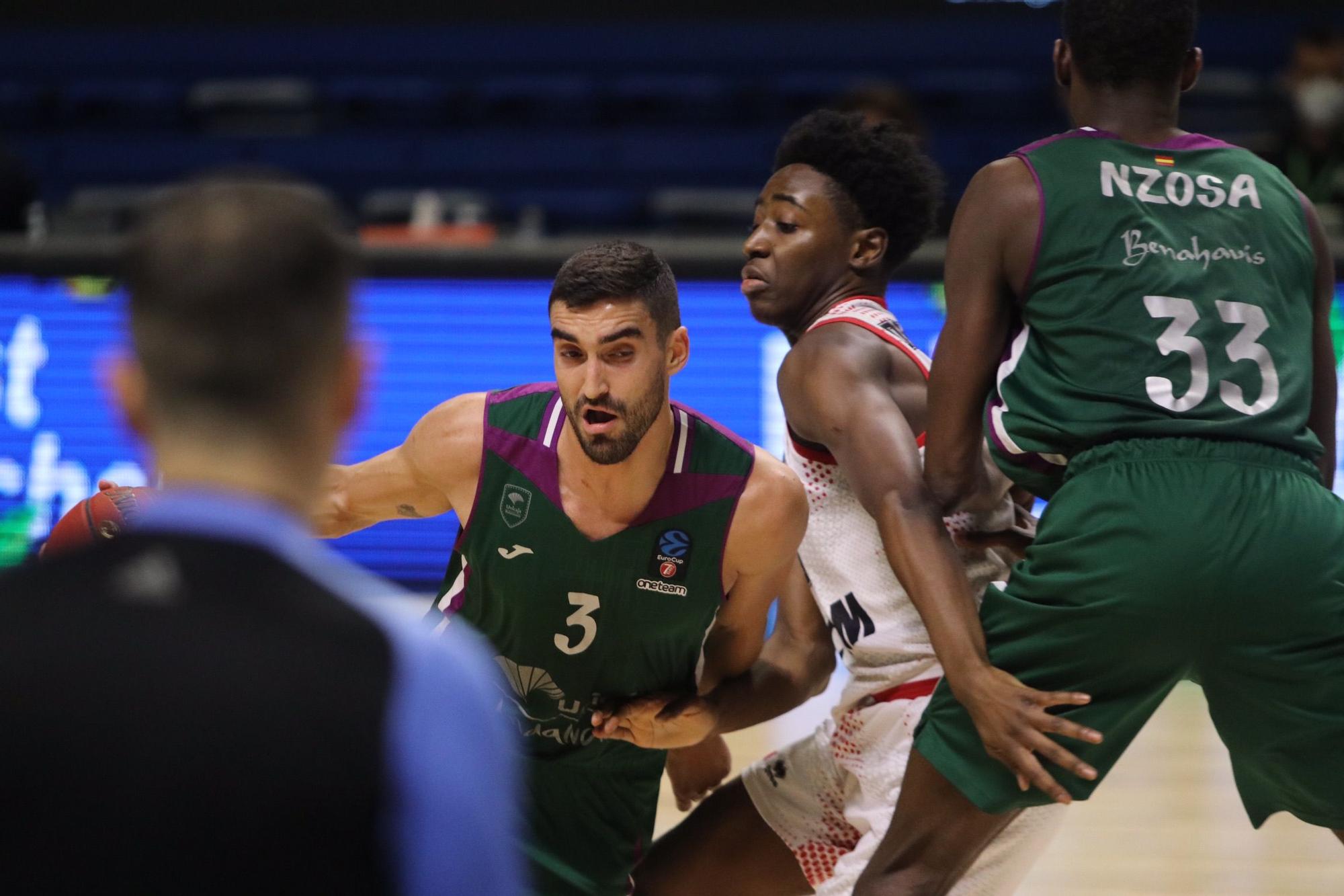 El Unicaja se despide de la Eurocup con una derrota contra el Mónaco.