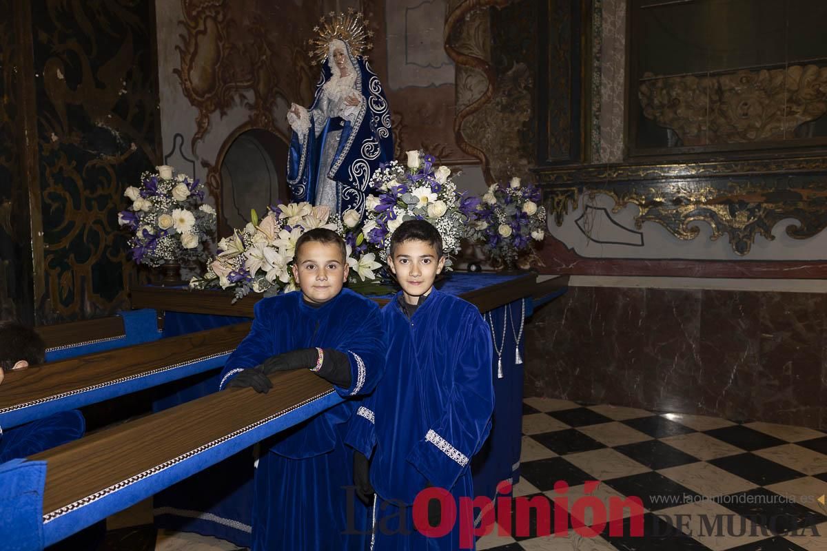 Los niños toman las calles de Caravaca en la procesión de Lunes Santo