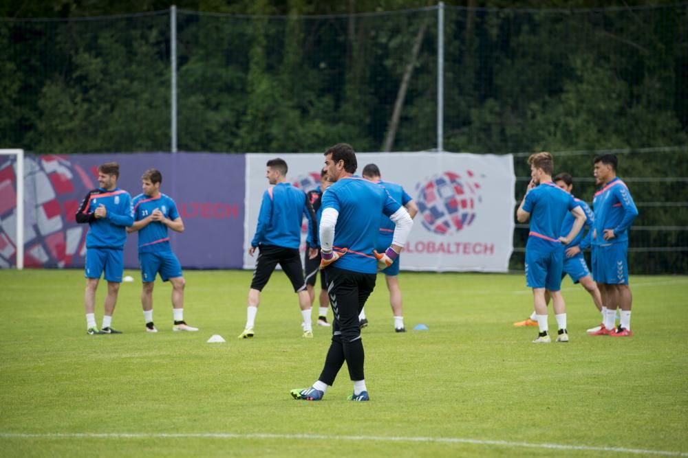 Entrenamiento del Real Oviedo