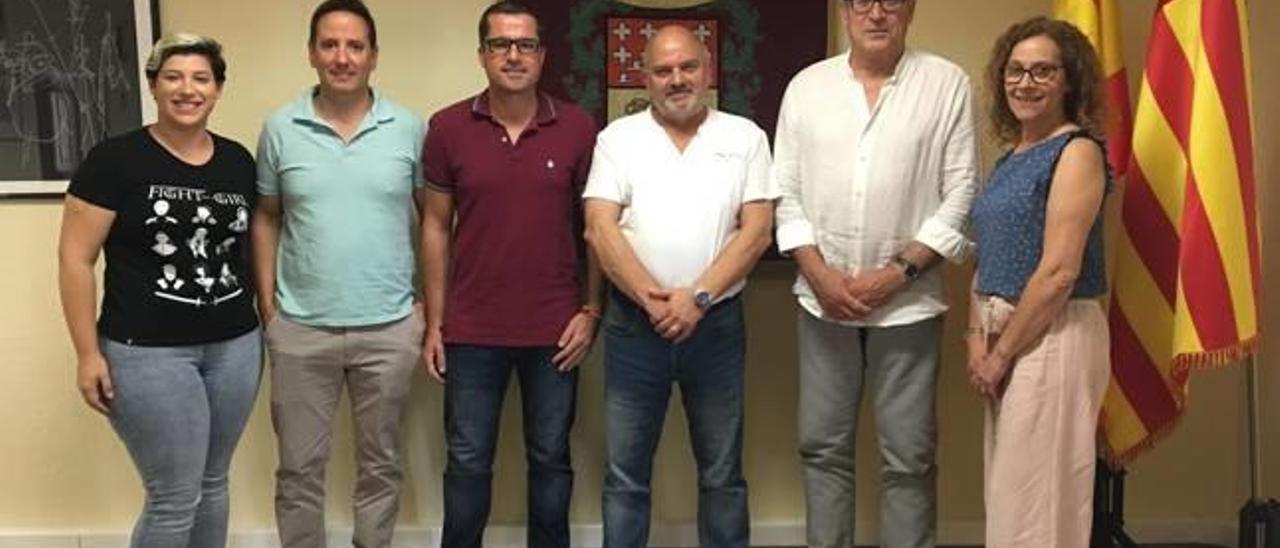 Los integrantes de la Mancomunitat del Carraixet, el día de su constitución.