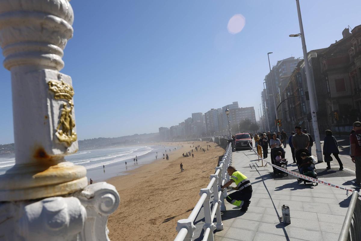 Playa de San Lorenzo en Gijón