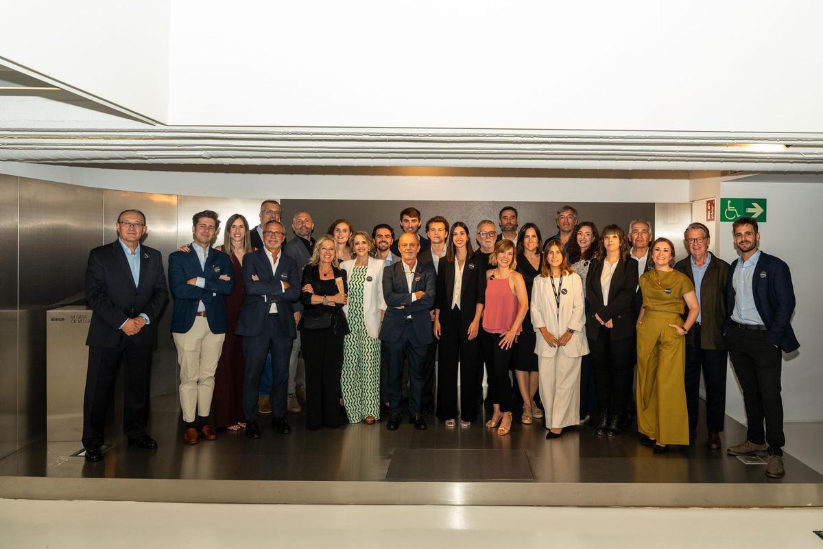 Parte del equipo humano de Ingennus en Madrid el 18 de septiembre en el evento 'Ingennus lights up Madrid".