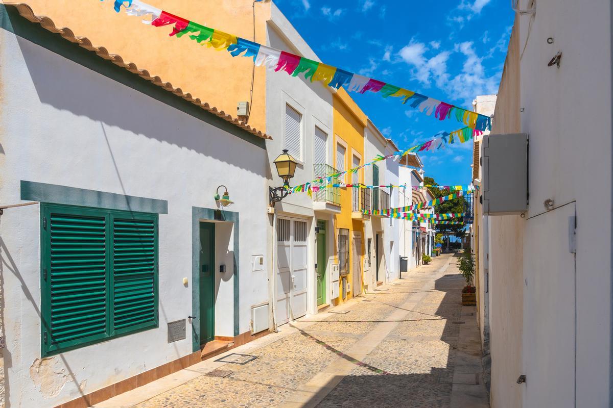 Calle de la isla de Tabarca
