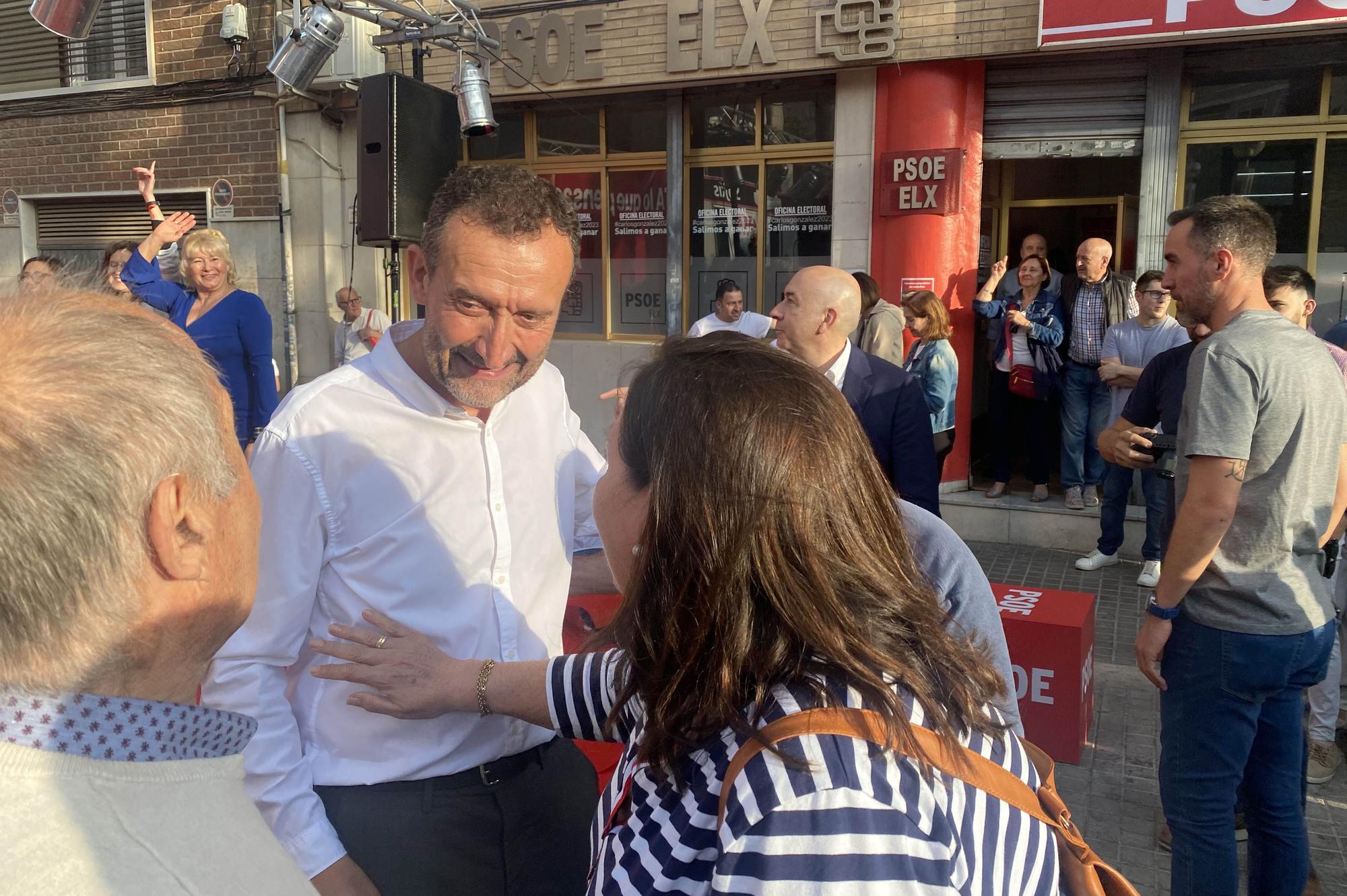 Cierre de campaña del PSOE de Elche