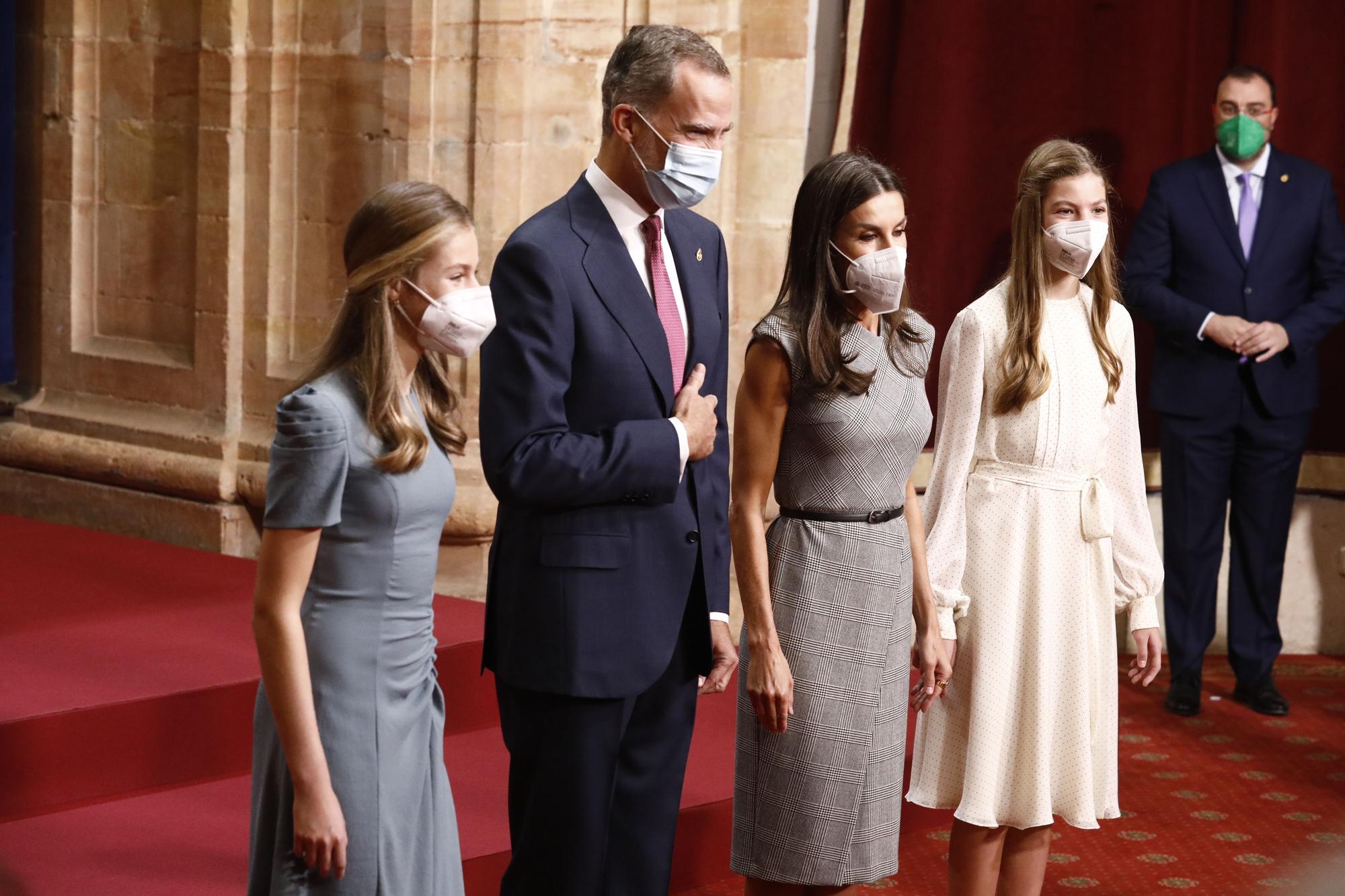 El look de la Familia Real durante las audiencias en el Reconquista