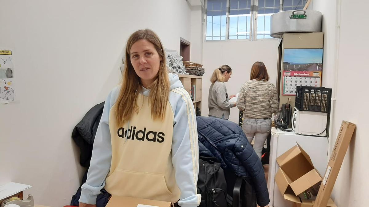 Mónica Meré, una de las madres del colegio Celestino Montoto de Pola de Siero