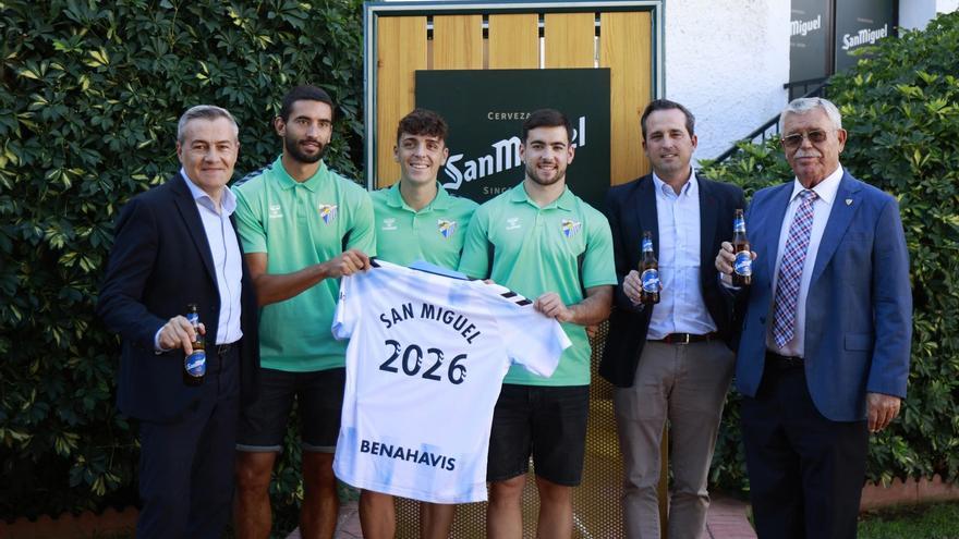 Cervezas San Miguel, patrocinador del Málaga CF hasta 2026