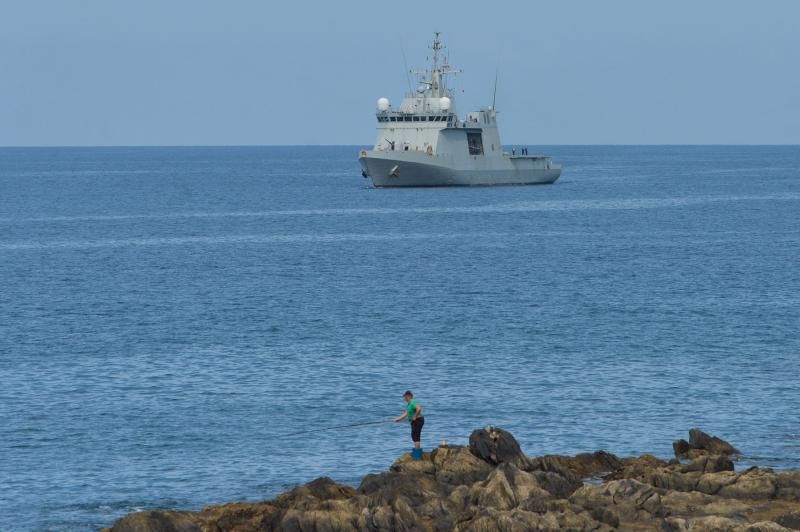 Ejercicios militares de la Armada en Pasito Blanco