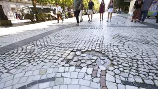 Oviedo agilizará la reforma del mosaico de los Álamos y pagará menos