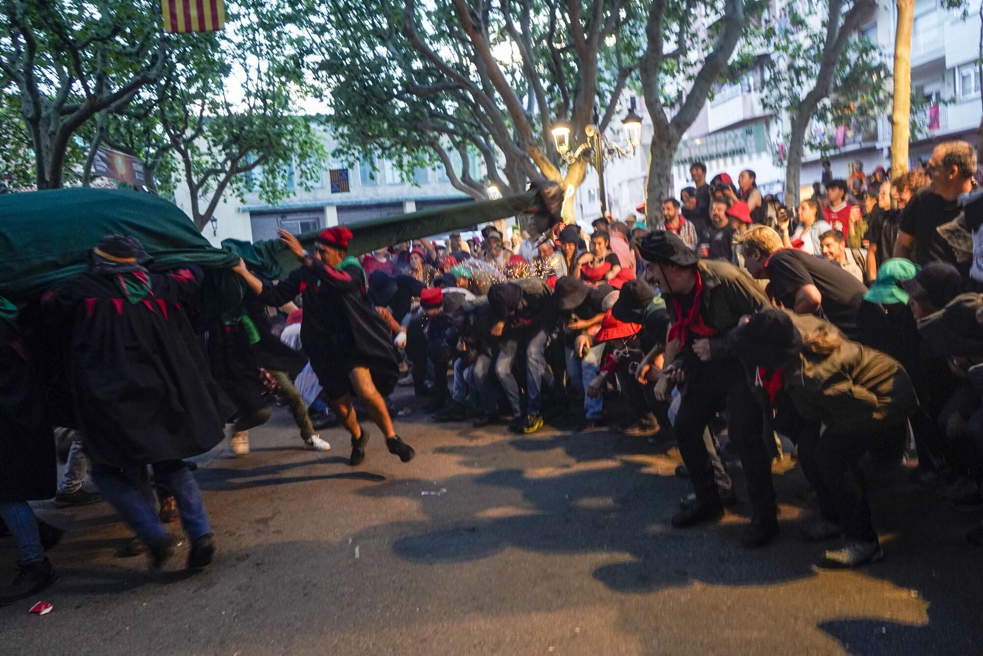 Passacarrers de Patum de dissabte