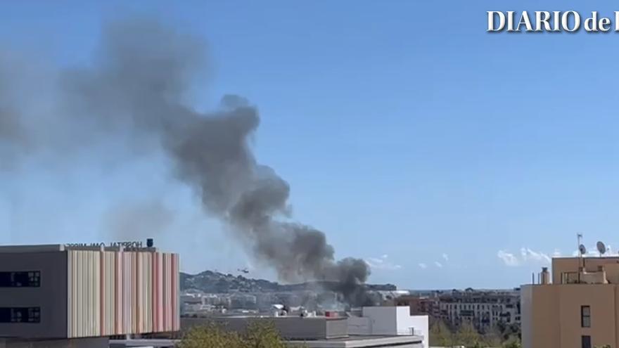 Vídeo del incendio en ses Feixes