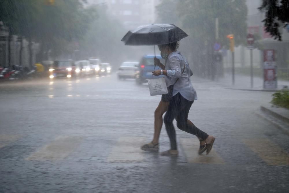 La tempesta a la ciutat de Girona