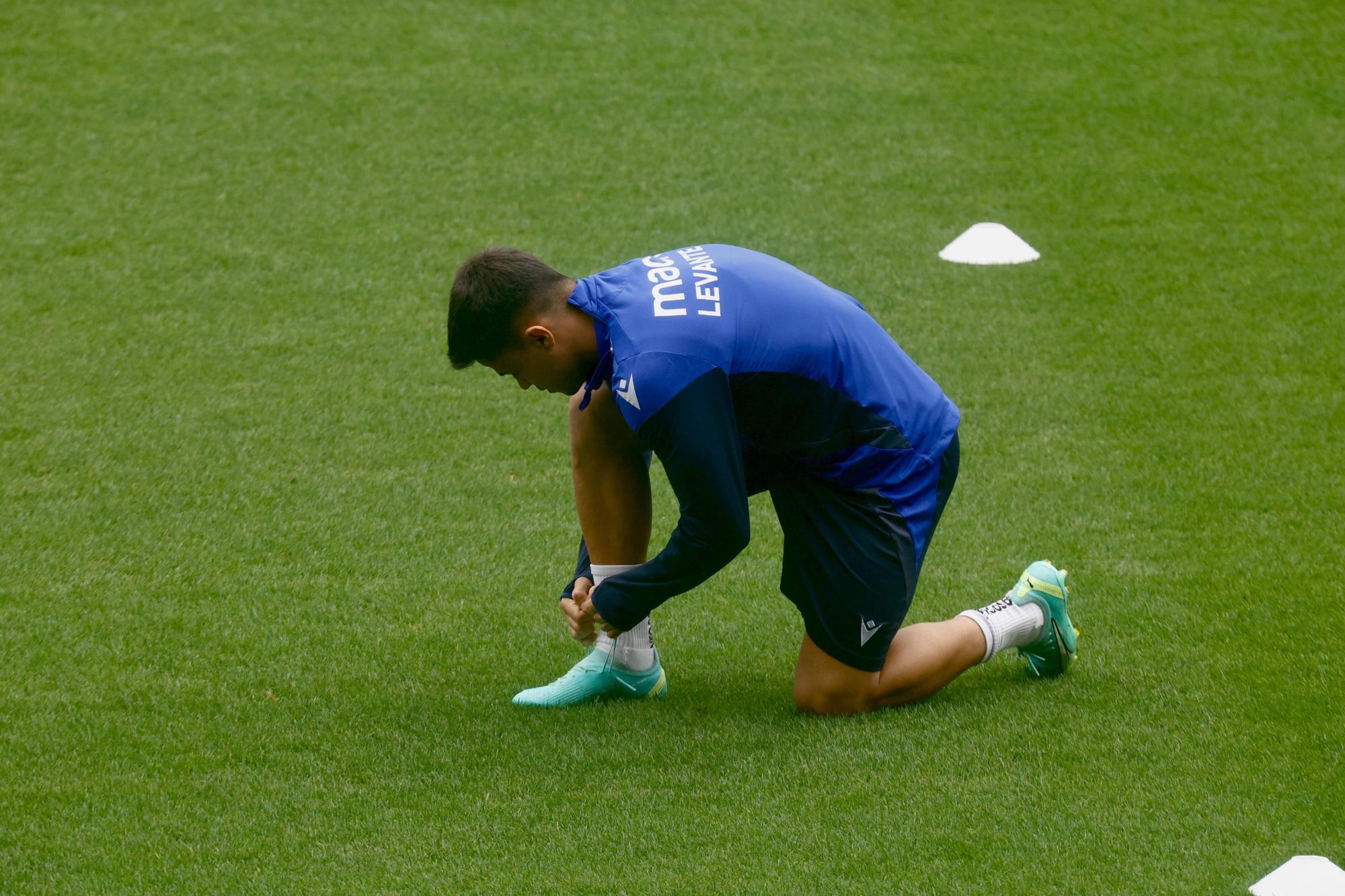 Asi ha sido el último entreno del Levante antes del Oviedo