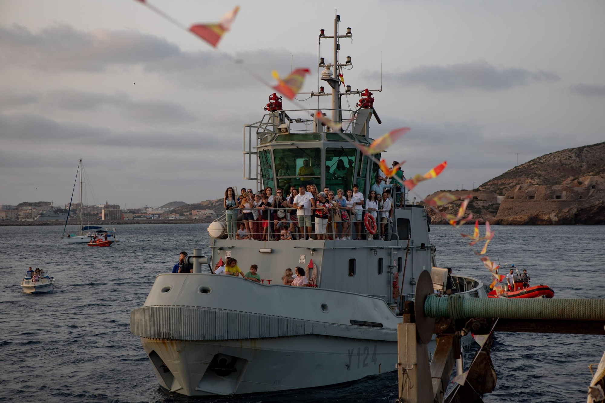 Procesión marítima de la Virgen del Carmen en Cartagena