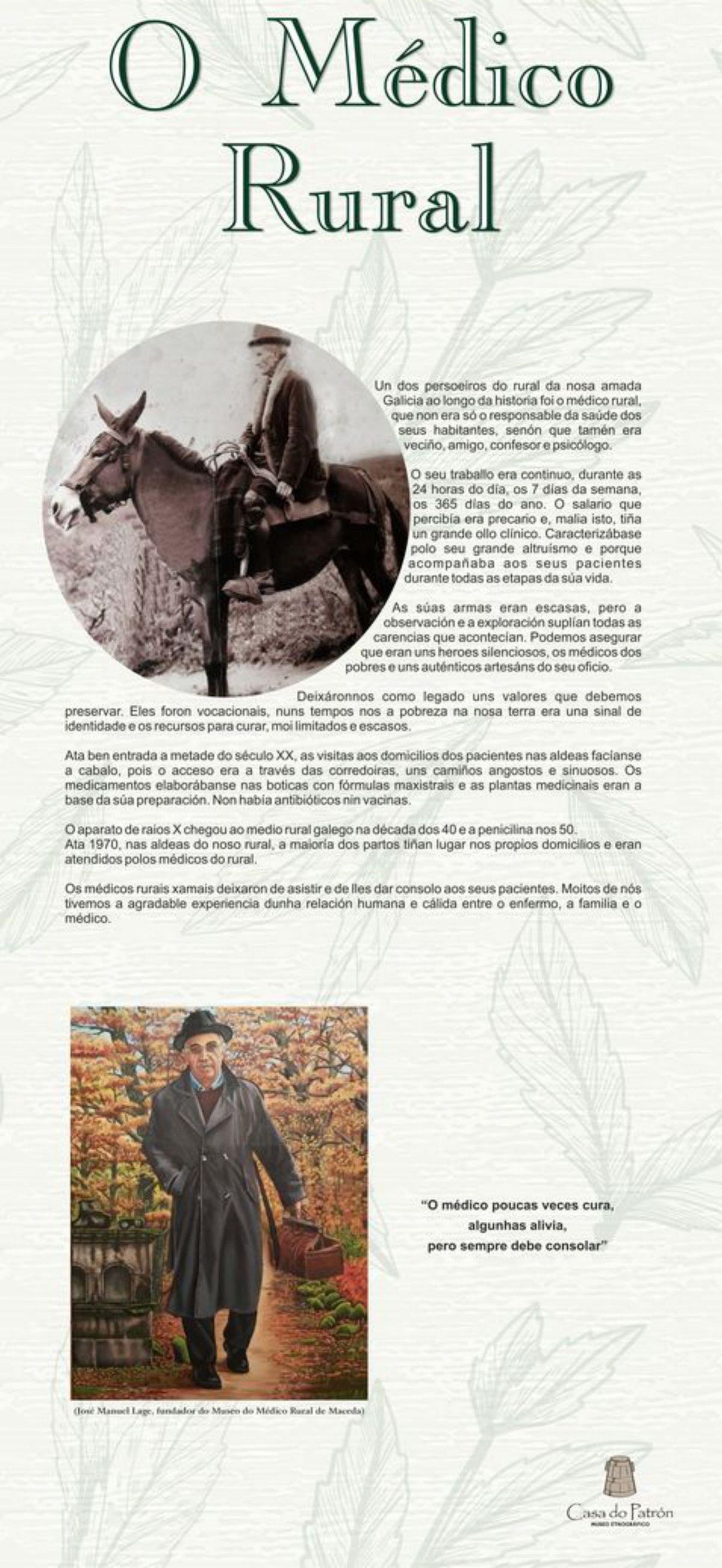 El médico rural pasa consulta en Doade