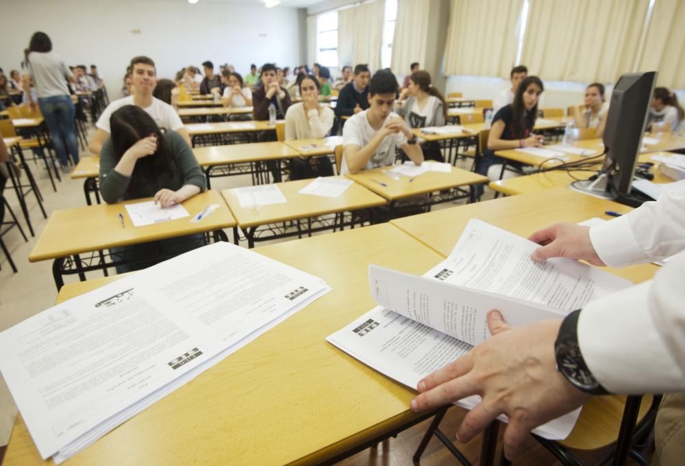 Primer día de selectividad en Galicia