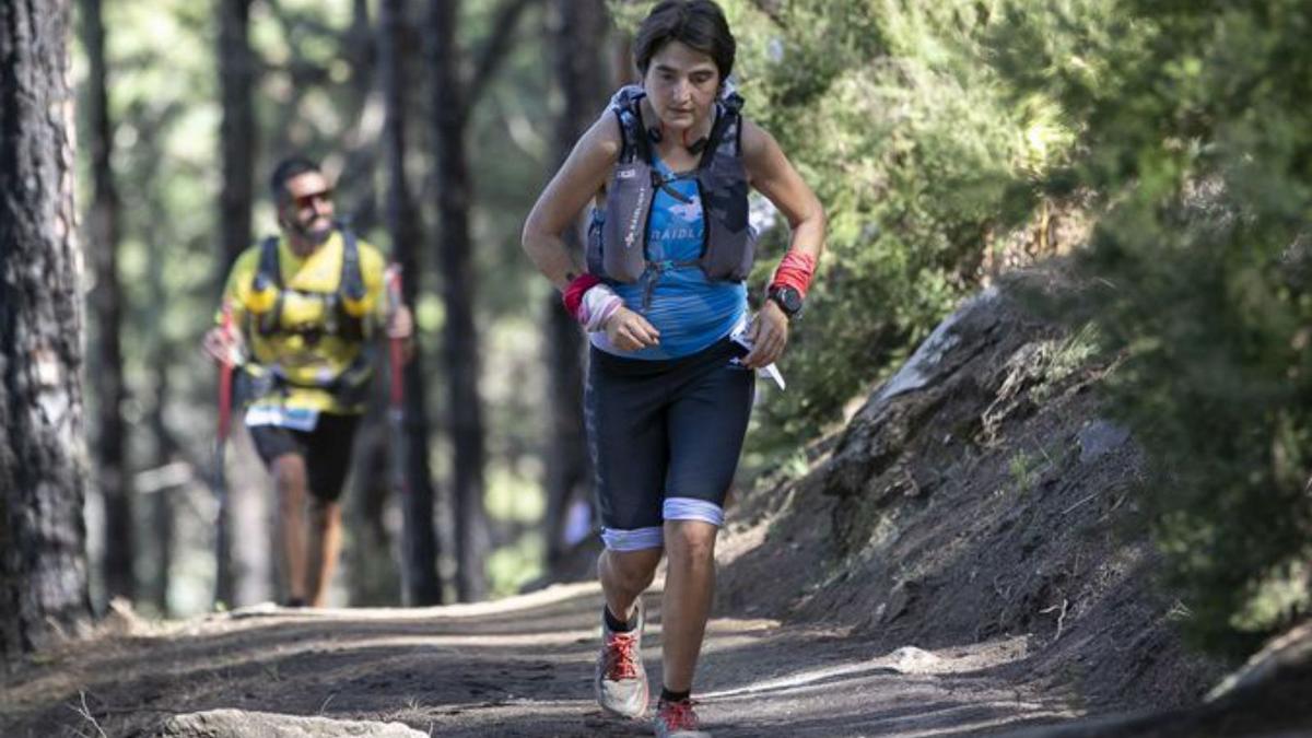 La francesa Claire Bannwarth, a su paso por Tamadaba. | | C. D. R.