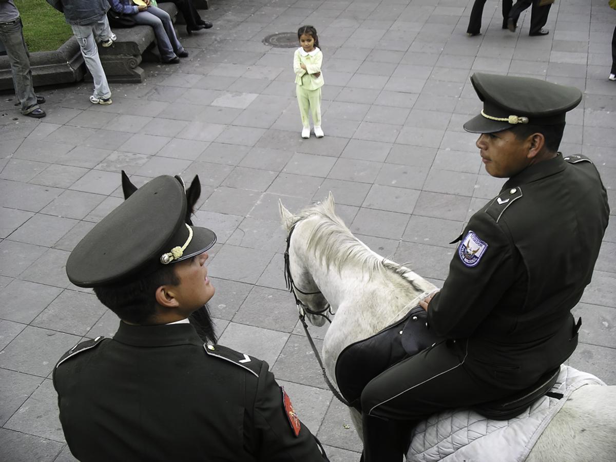 Una iumagen tomada en Quito por el fotógrafo francés Alain Keralenn
