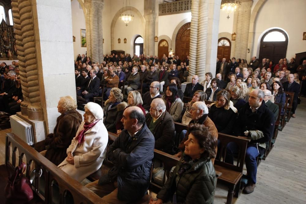 Funeral por Claudio Fernández Junquera en San Julián de Somió