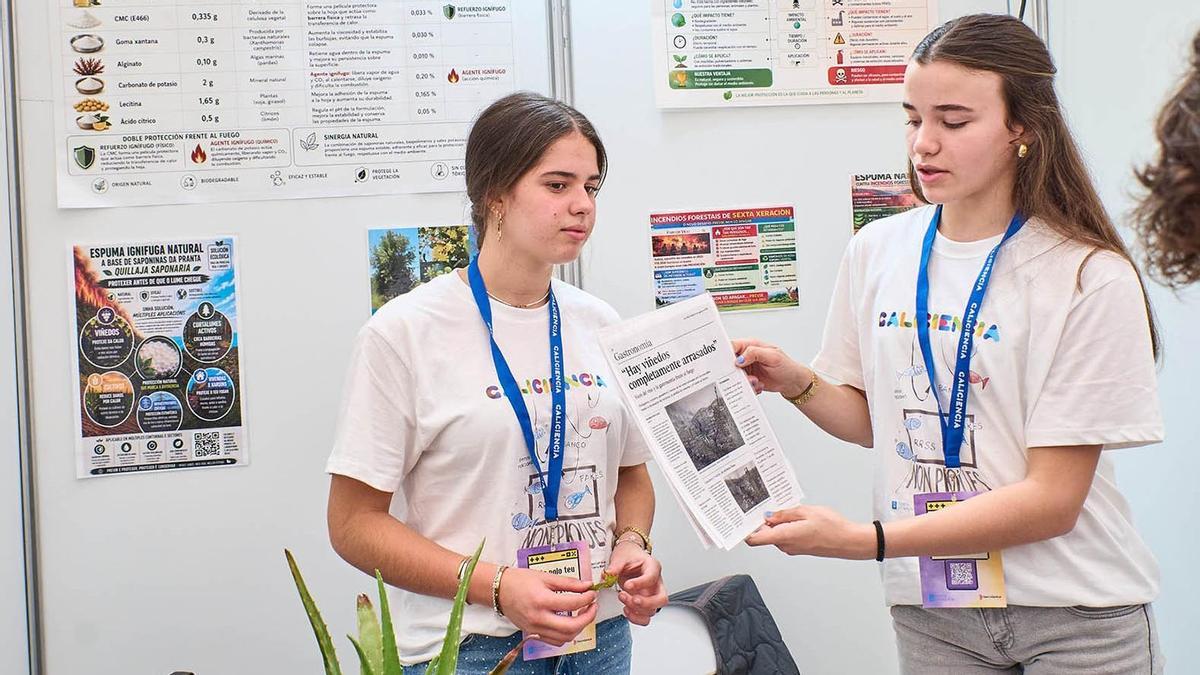 Las alumnas ganadoras