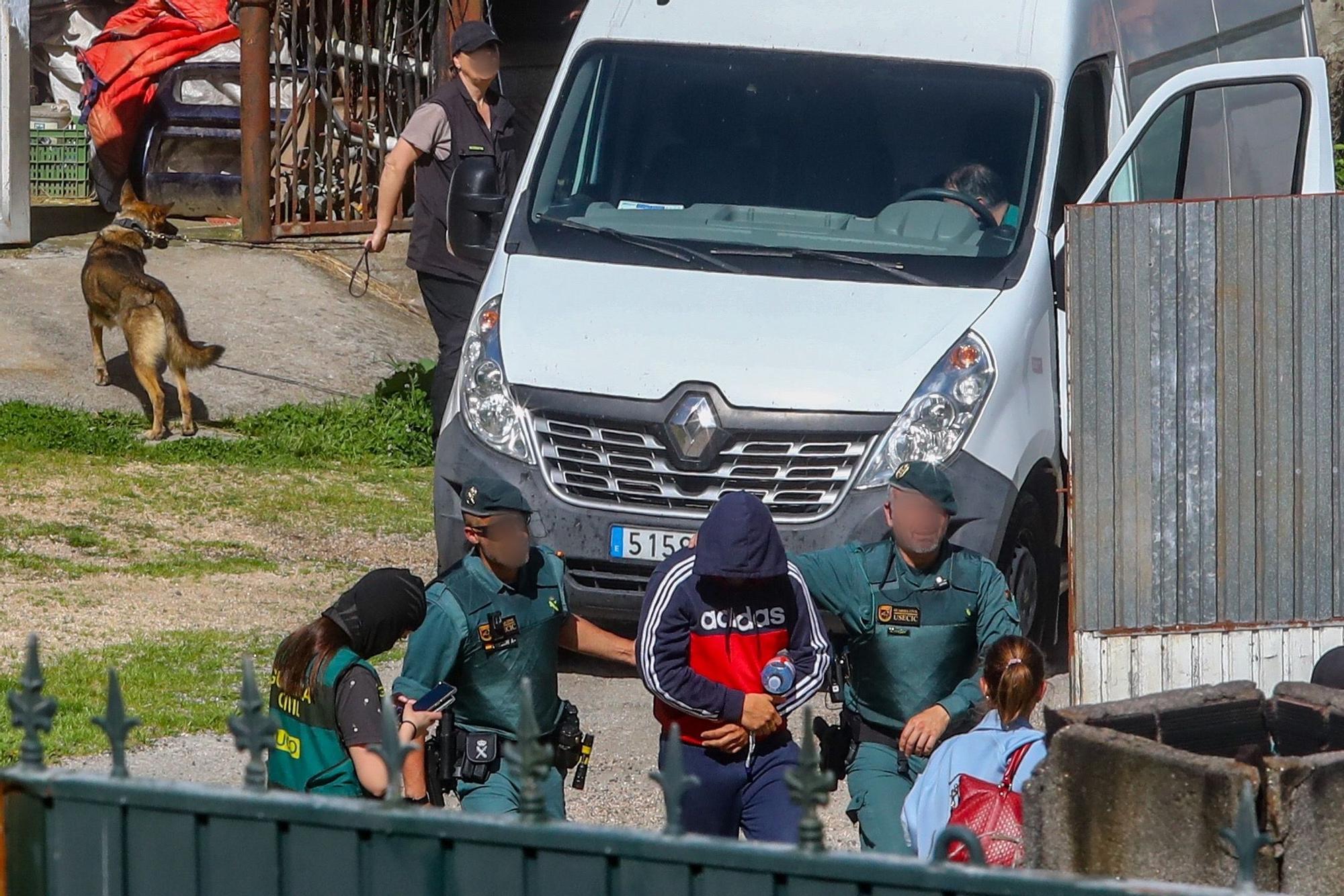 Vilagarcía, Ponteareas y Tui, escenarios de un nuevo golpe a la droga