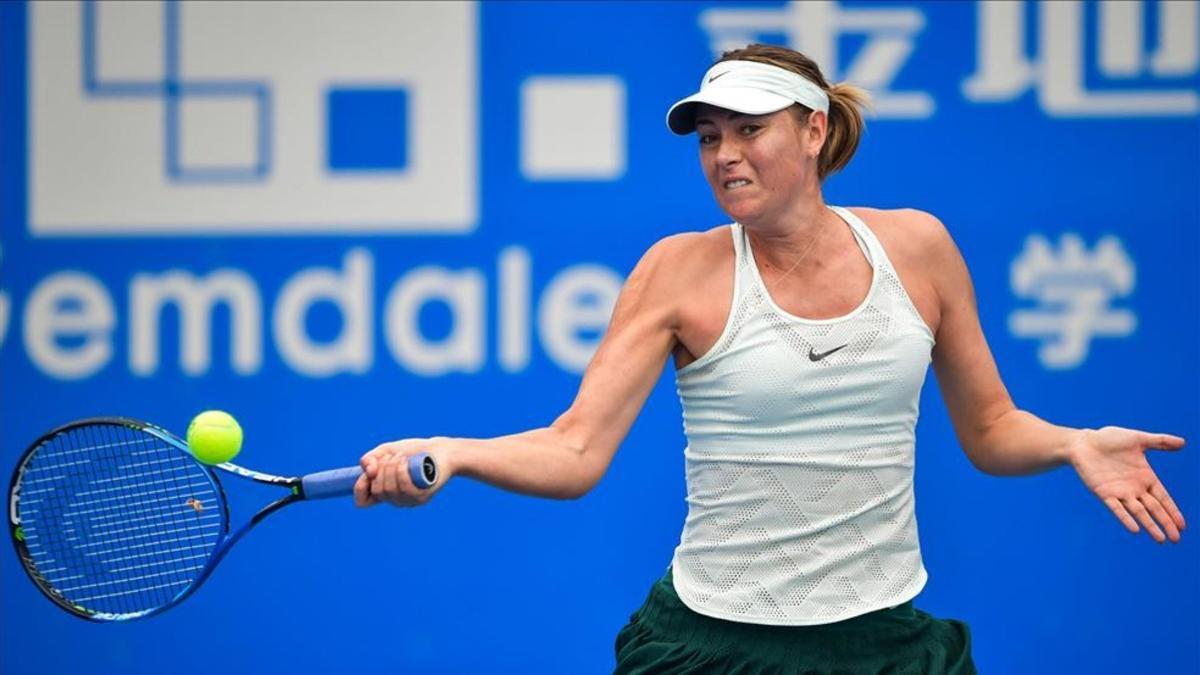 Sharapova sufrió más de lo previsto pero pasó ronda en Shenzhen