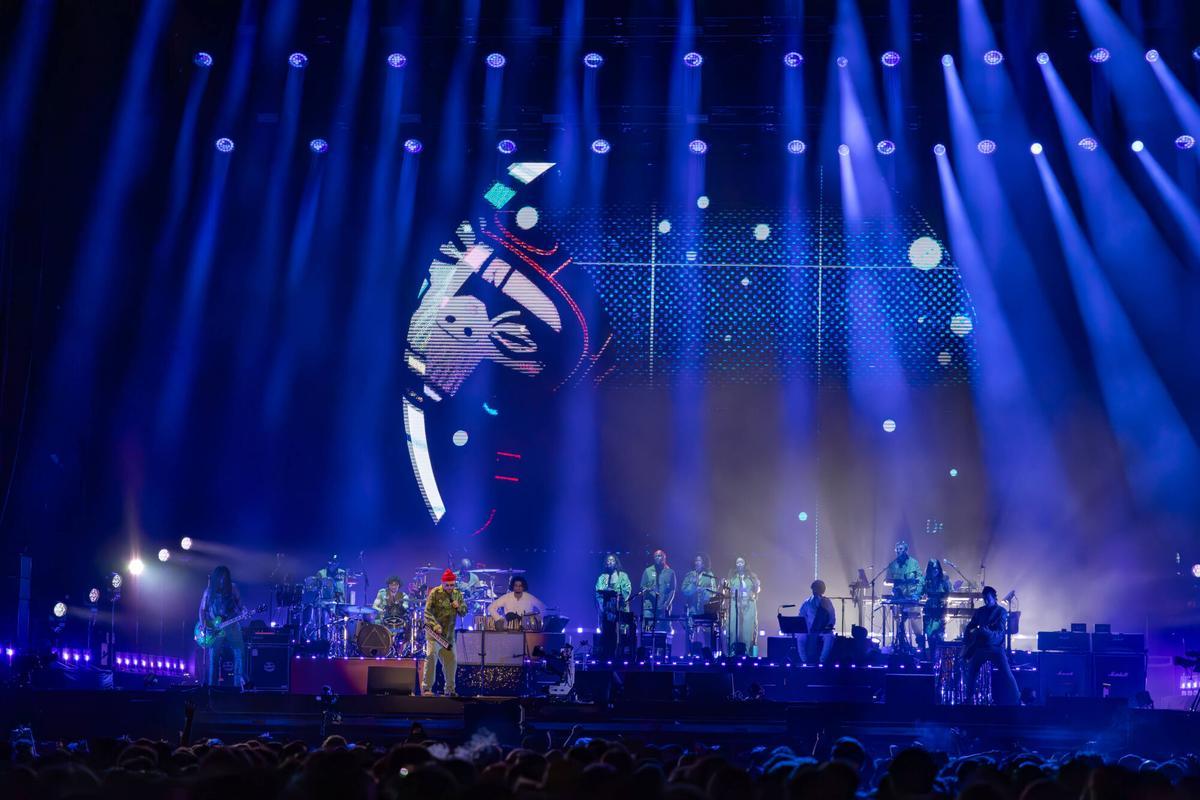 Gorillaz, durante su concierto en la tercera jornada del Primavera Sound 2026