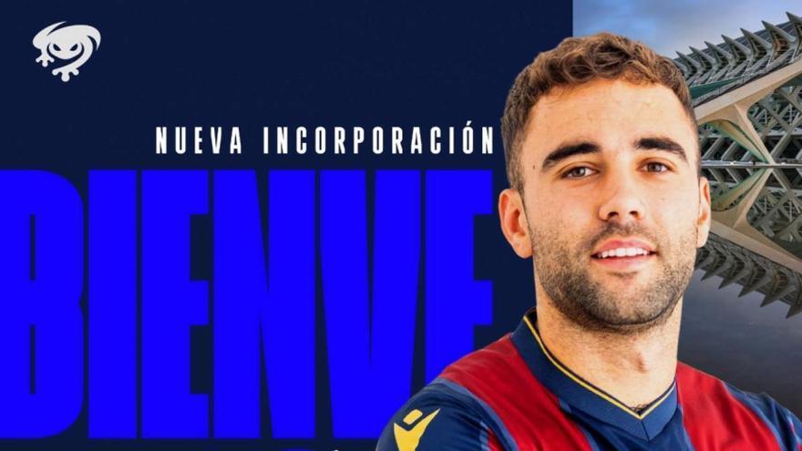 El Levante hace oficial el fichaje de Rober Ibáñez