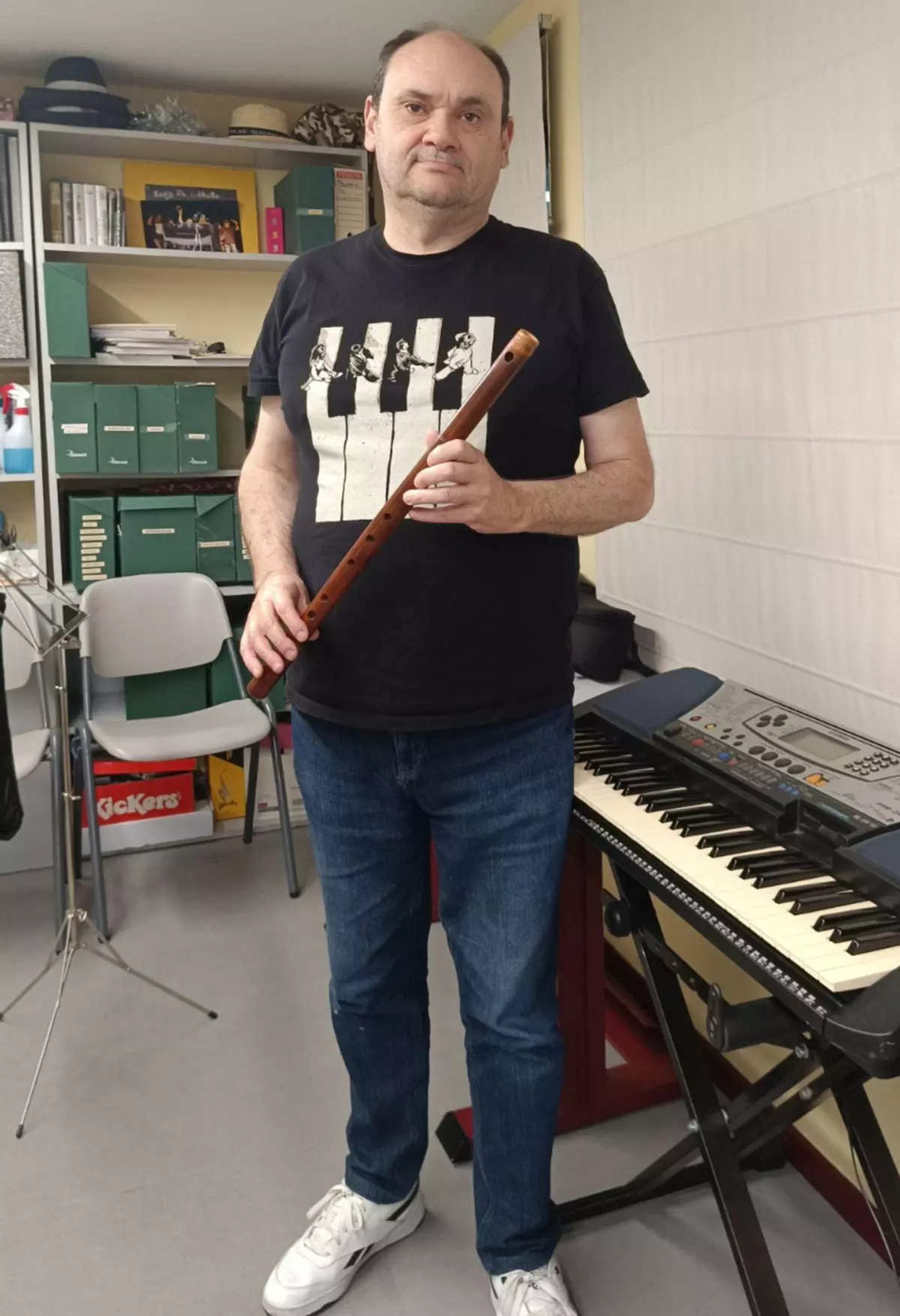 Baldomero Gutiérrez marca el ritmo a la Big Band de Llanera, la más antigua de Asturias: "Nos gustaría tocar fuera de España"