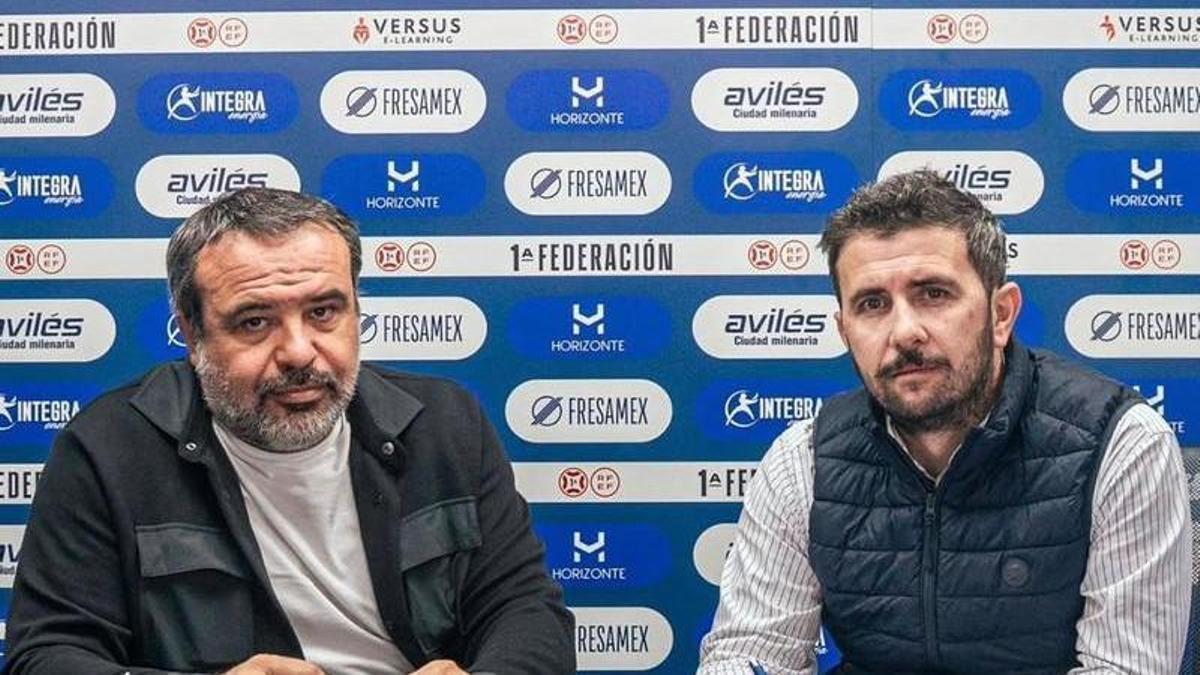 Iñigo Hernández, responsable del Área Manager de Macron, y Diego Baeza.