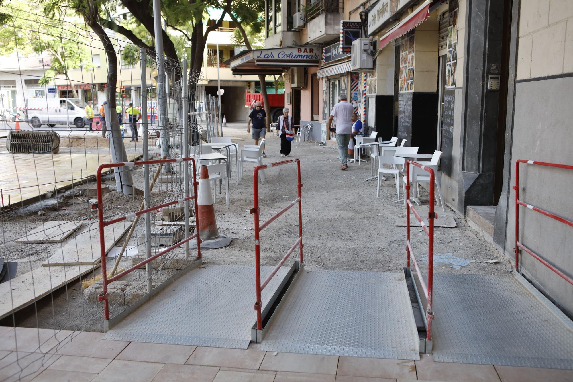 Vom Verkehrslärm zur Fußgängerzone: So sieht der Carrer Nuredduna in Palma de Mallorca jetzt aus
