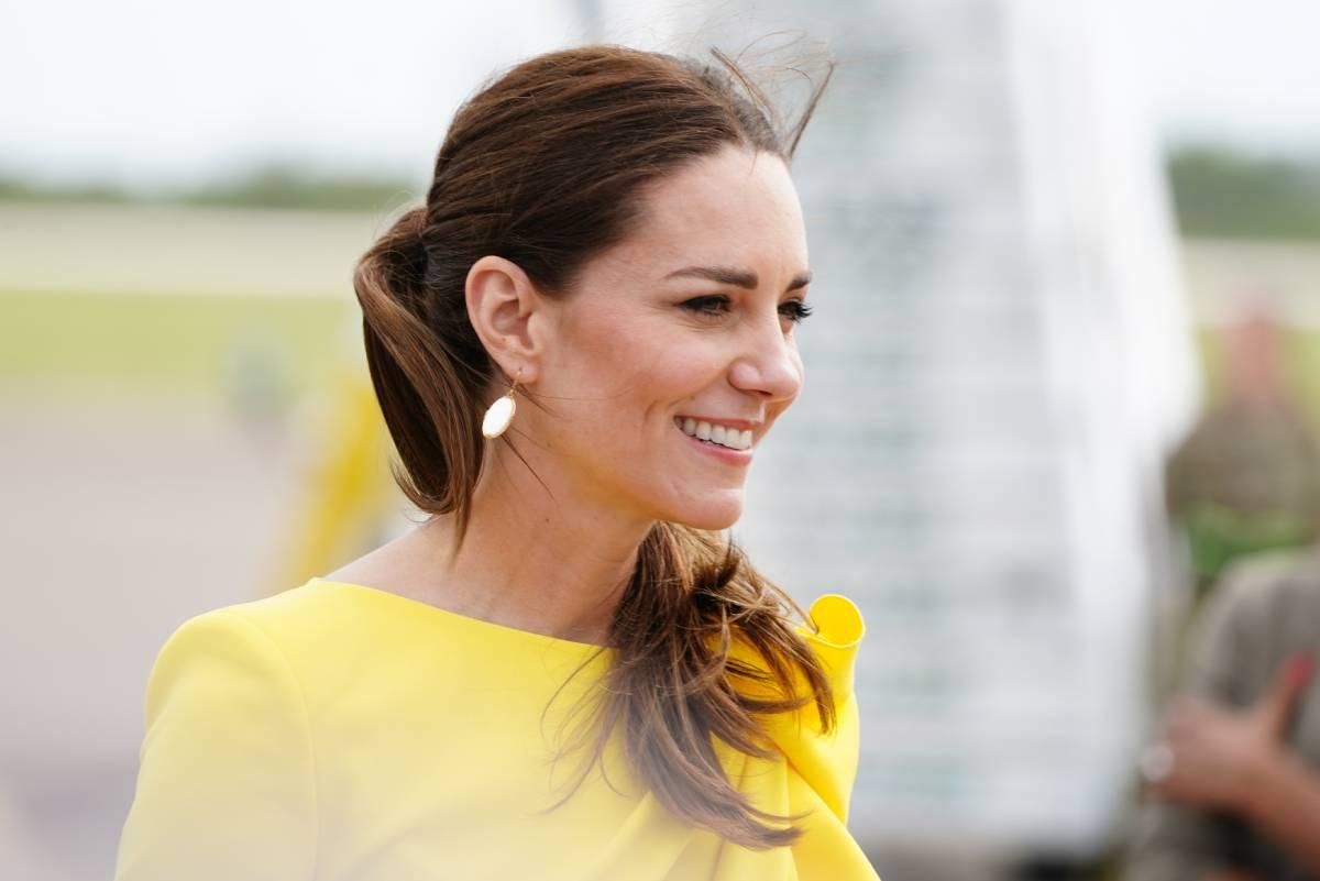 Kate Middleton a su llegada a Jamaica