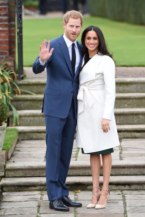 El príncipe Enrique de Inglaterra y Meghan Markle anuncian su compromiso