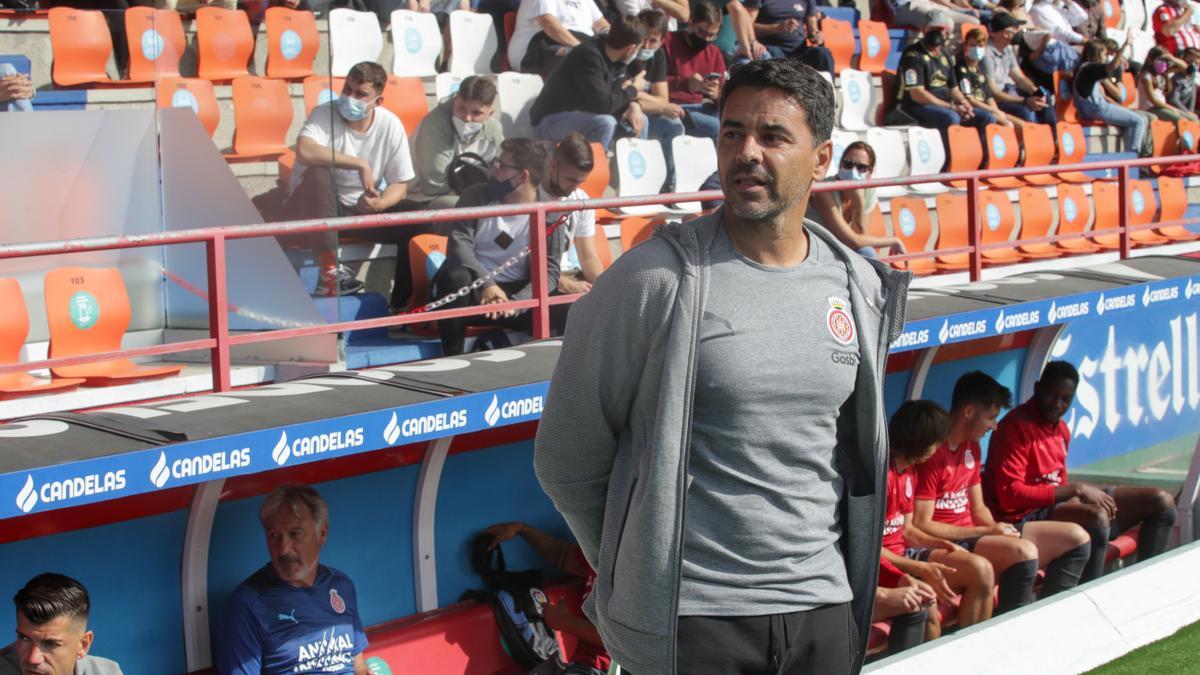 Míchel Sánchez, entrenador del Girona FC