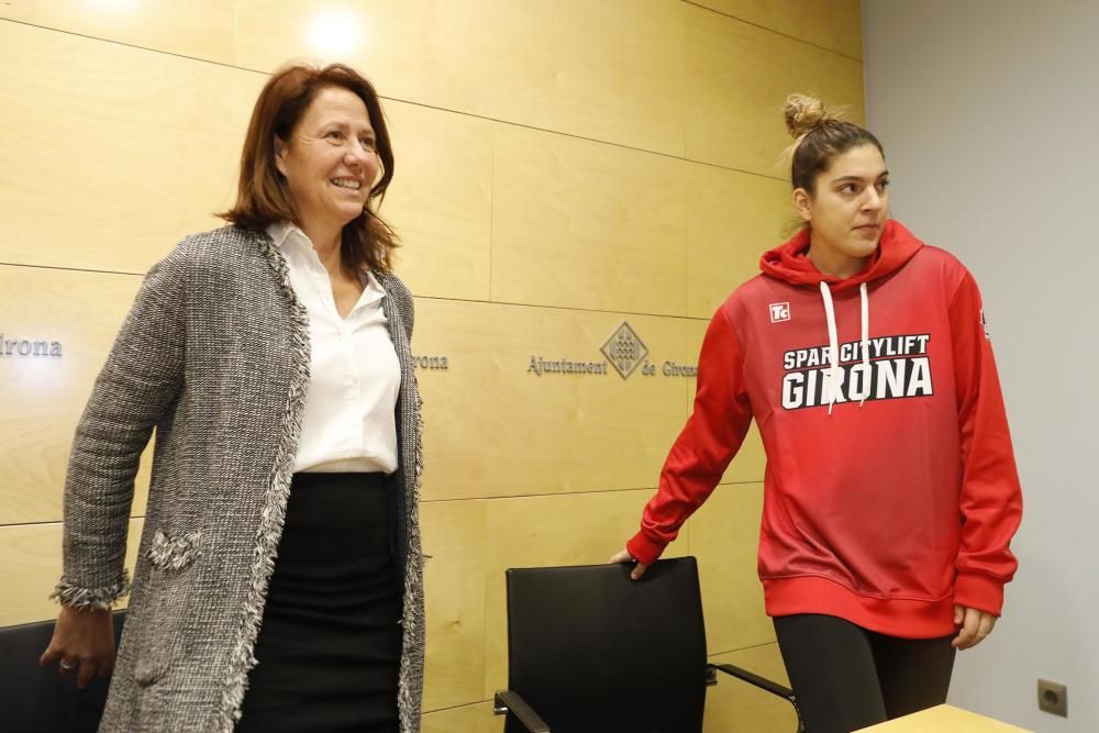 Presentació de Marta Xargay a l'Ajuntament de Girona