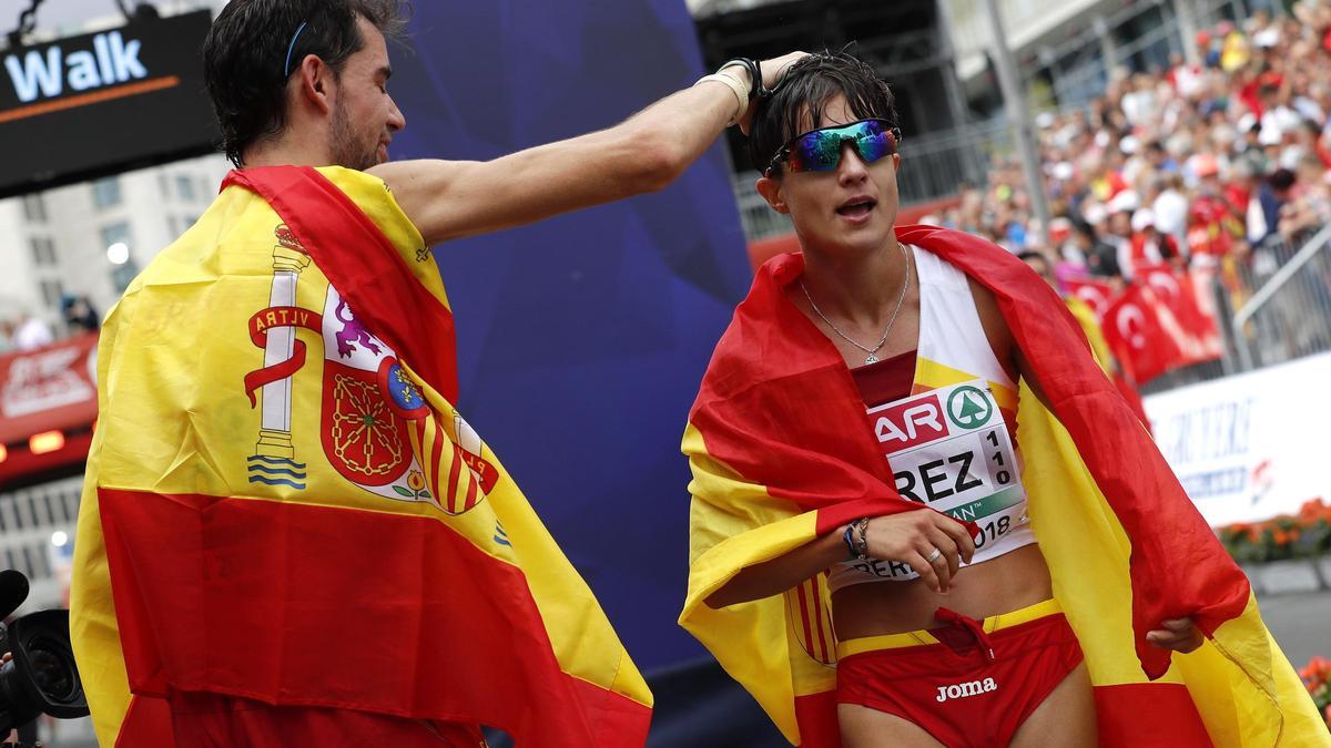 Álvaro Martín y María Pérez son los vigentes campeones de 20 y 35 kilómetros marcha.