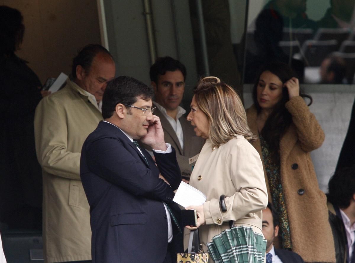 La afición cordobesista en el partido contra el Mallorca