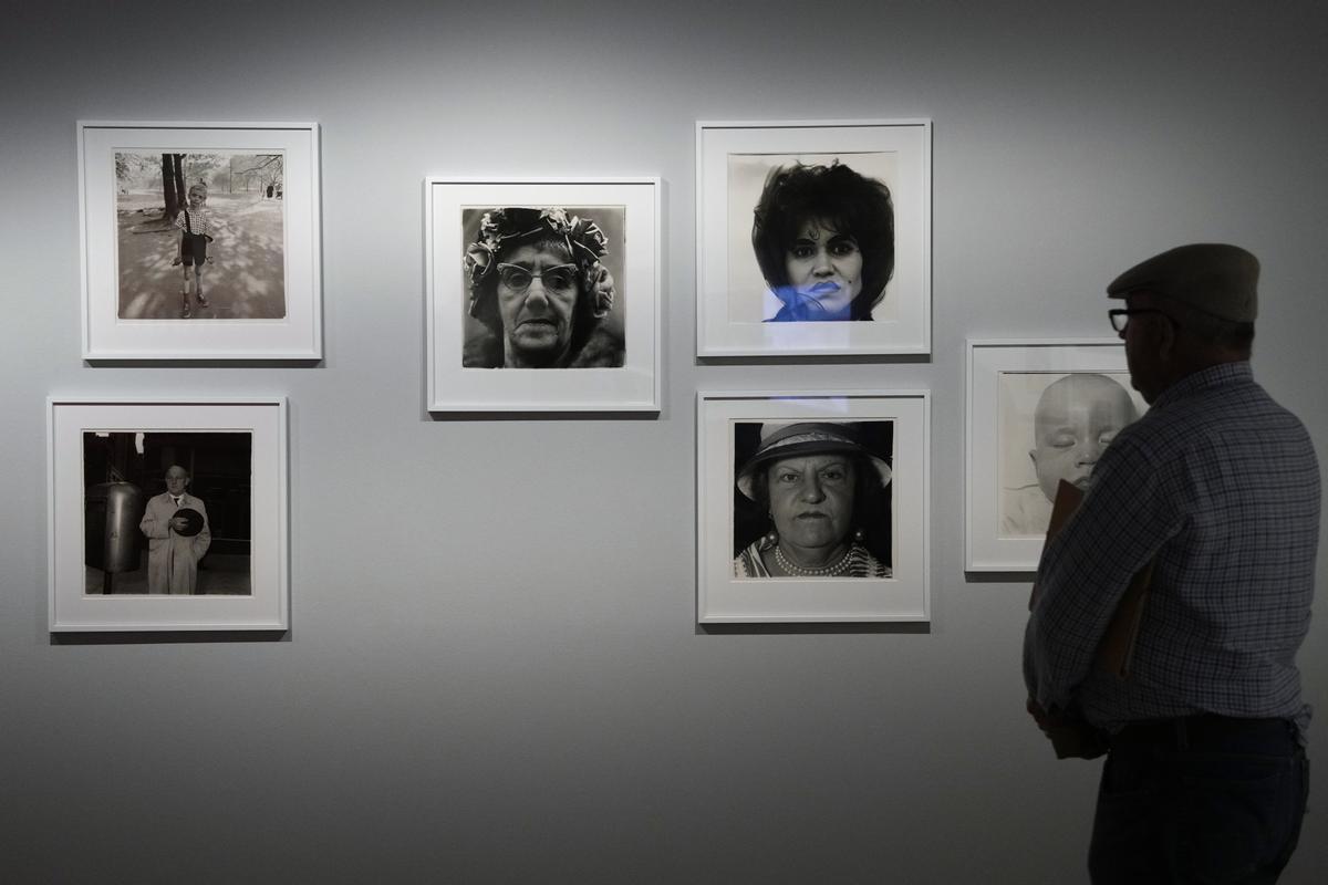 Fotografías de Diane Arbus, en la muestra 'Resonancias.