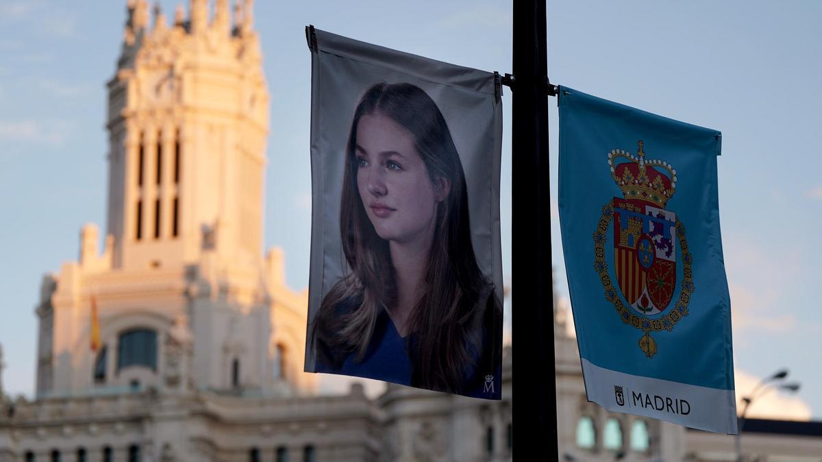 Preparativos de la jura de la Princesa Leonor a la Constitución Española.